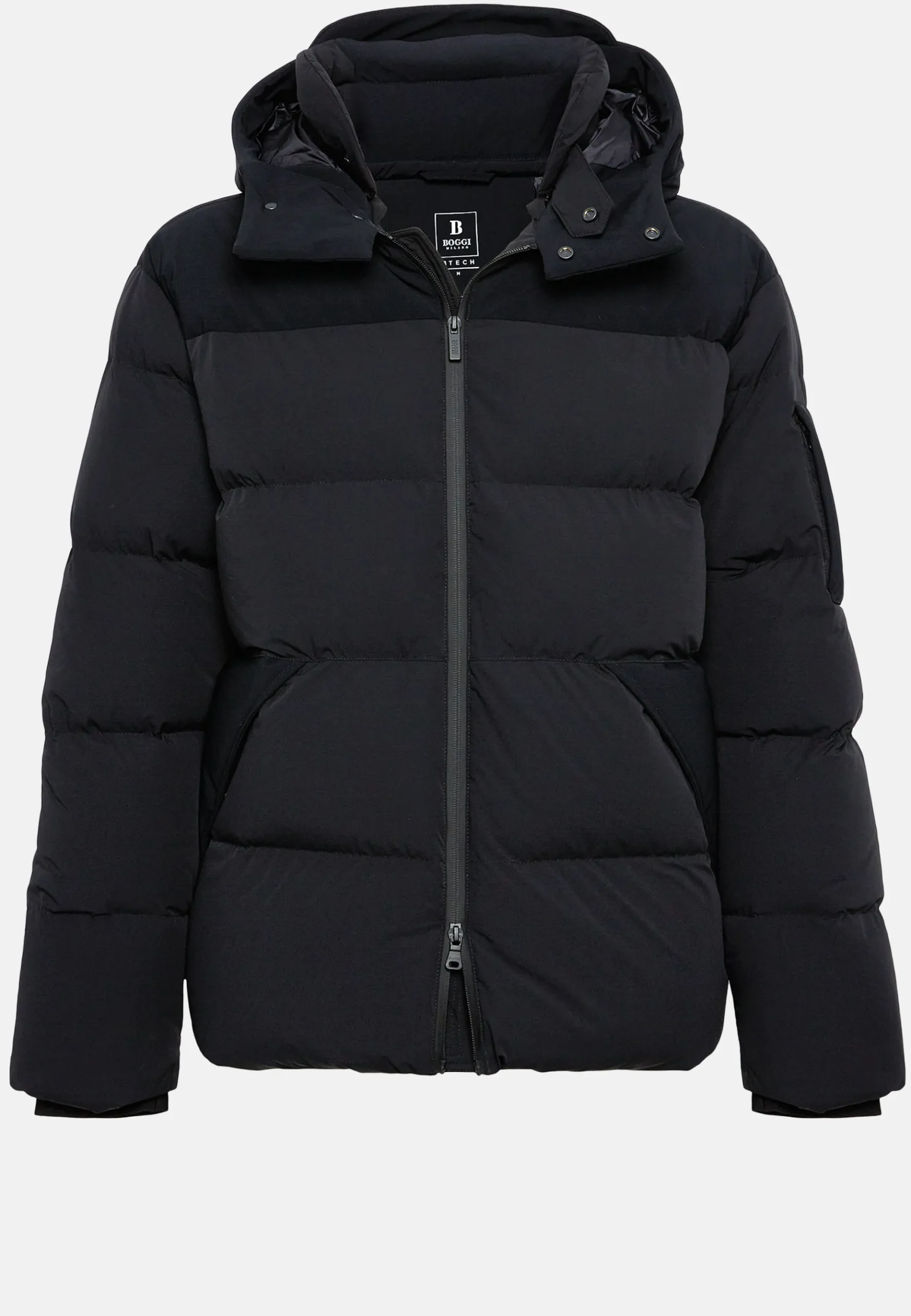 Boggi Milano Bomber En Nylon Recyclé En Plume D'Oie BTech