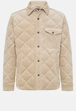 Boggi Milano Bomber Rembourré En Velours De Coton