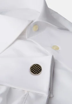 Boggi Milano Boutons De Manchette De Chemise Ronds Avec Logo