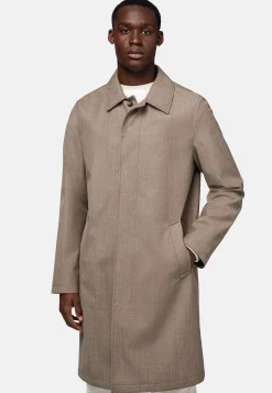 Boggi Milano Caban En Laine Technique