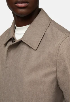 Boggi Milano Caban En Laine Technique