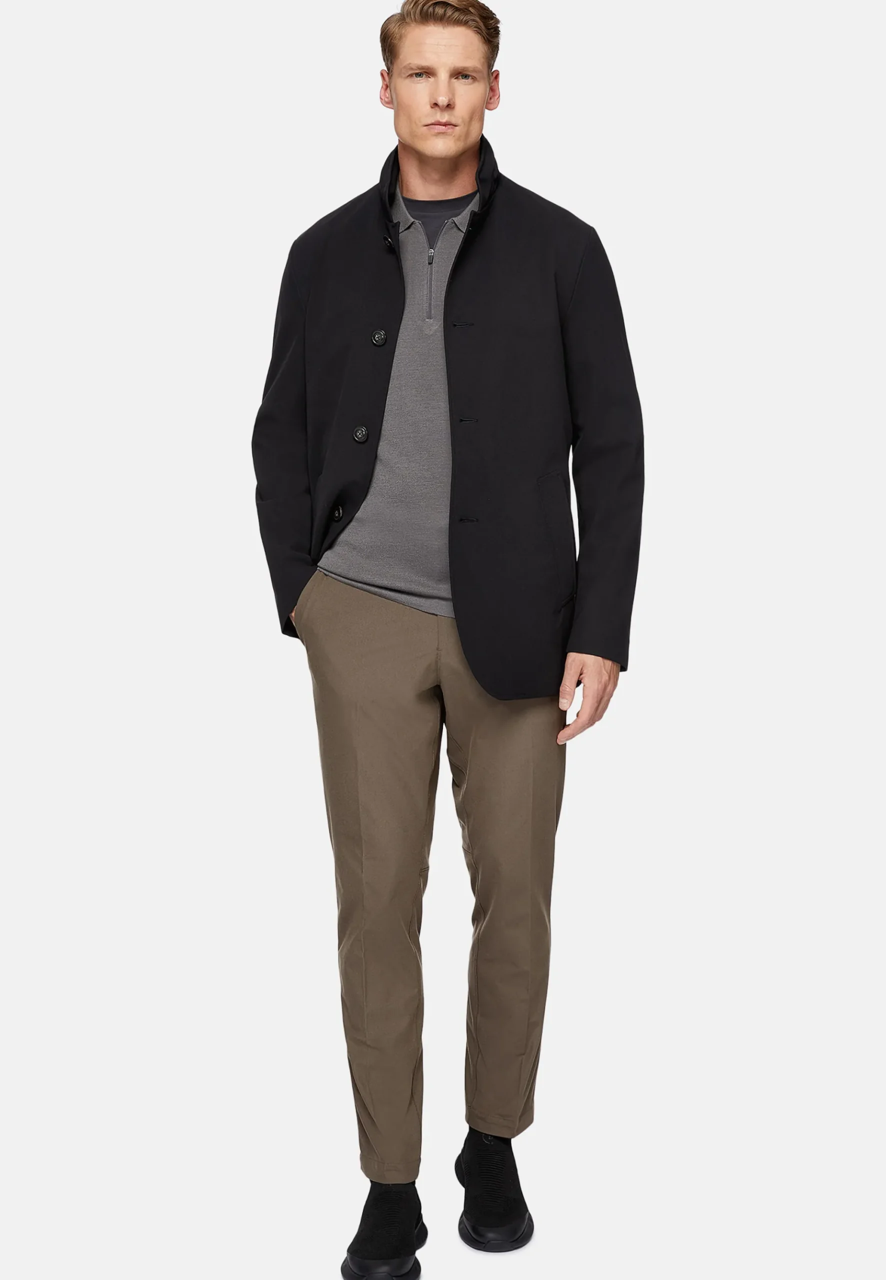 Boggi Milano Caban En Tissu Technique BTech