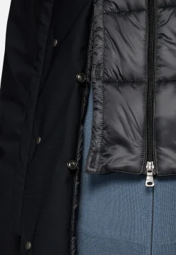 Boggi Milano Car Coat En Tissu Technique Rembourré