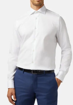 Boggi Milano Ceinture En Cuir Avec Coutures