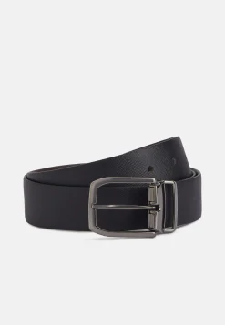 Boggi Milano Ceinture Réversible En Cuir Imprimé