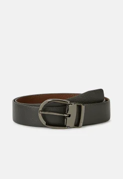 Boggi Milano Ceinture Réversible En Cuir Foulonné