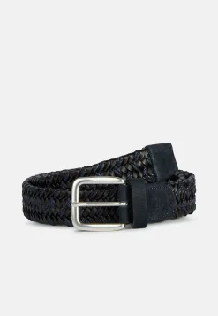 Boggi Milano Ceinture Tressée Extensible En Cuir Mélangé