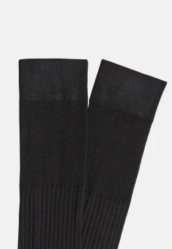 Boggi Milano Chaussettes À Côtes En Coton