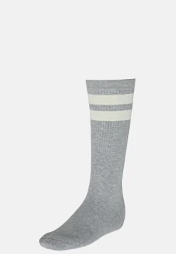 Boggi Milano Chaussettes À Deux Rayures En Coton Mélangé