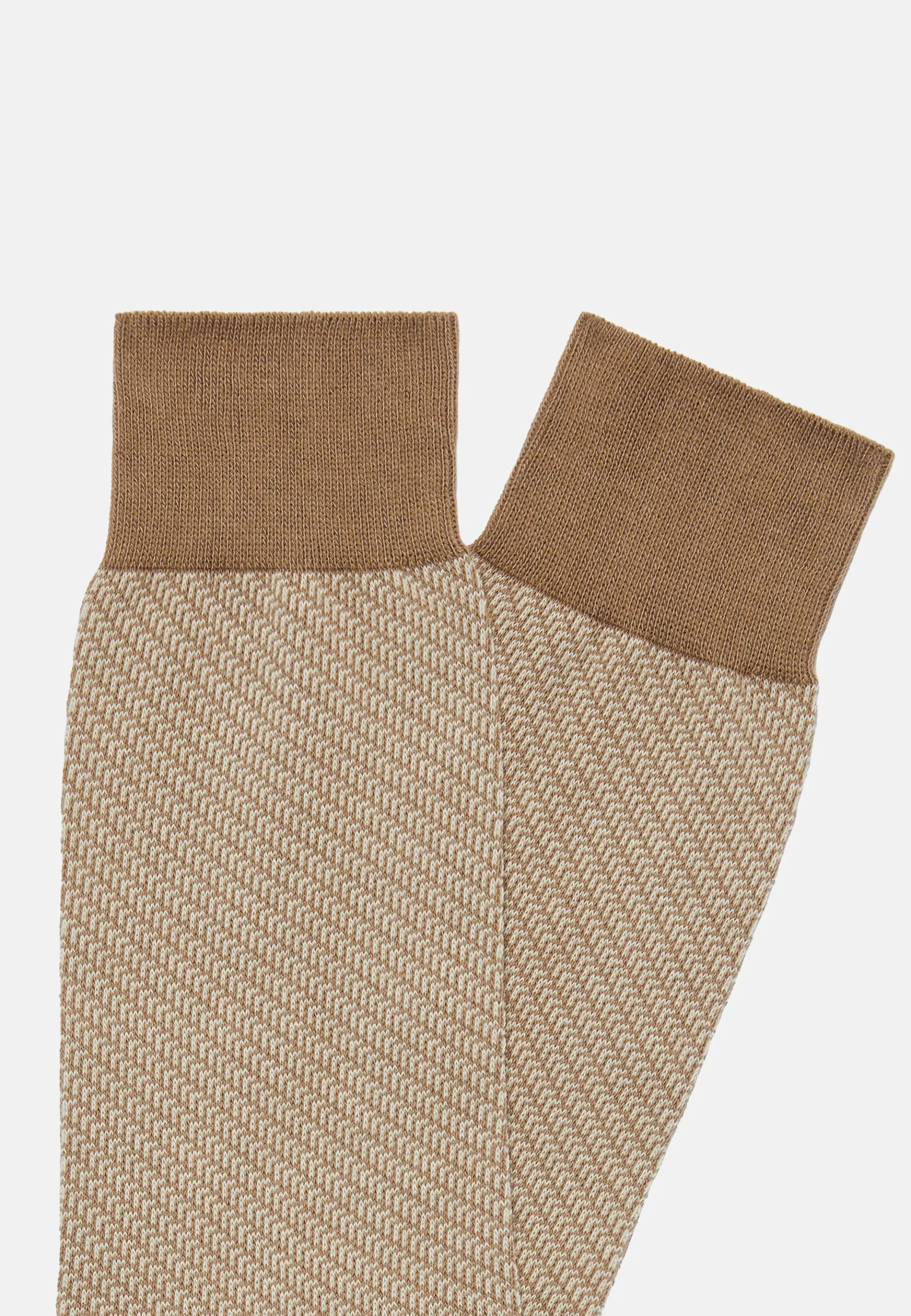 Boggi Milano Chaussettes Micro Motif En Coton Biologique