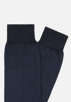 Boggi Milano Chaussettes Motif Oxford En Coton Bio
