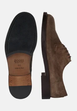 Boggi Milano Chaussures Modèle Derby En Daim