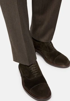 Boggi Milano Chaussures Modèle Oxford En Daim