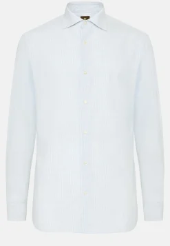 Boggi Milano Chemise À Carreaux En Popeline De Coton Regular Fit