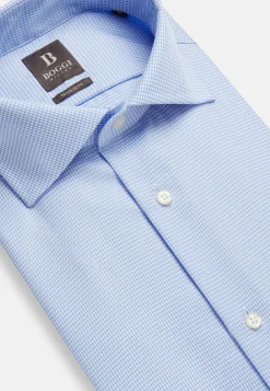 Boggi Milano Chemise À Carreaux En Sergé De Coton Regular Fit