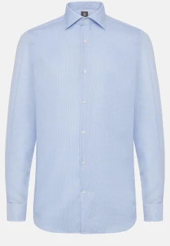 Boggi Milano Chemise À Carreaux En Sergé De Coton Regular Fit