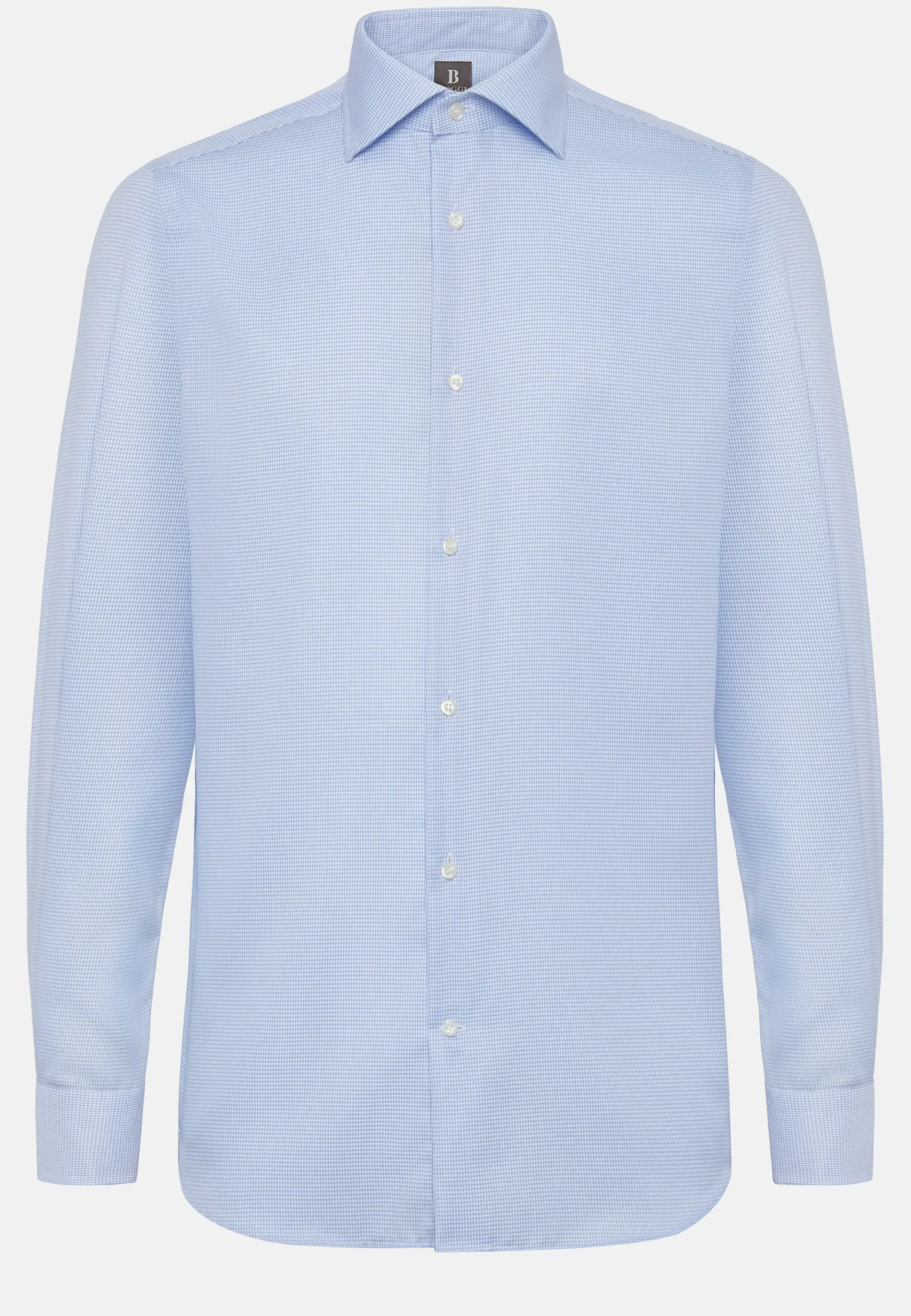 Boggi Milano Chemise À Carreaux En Sergé De Coton Regular Fit