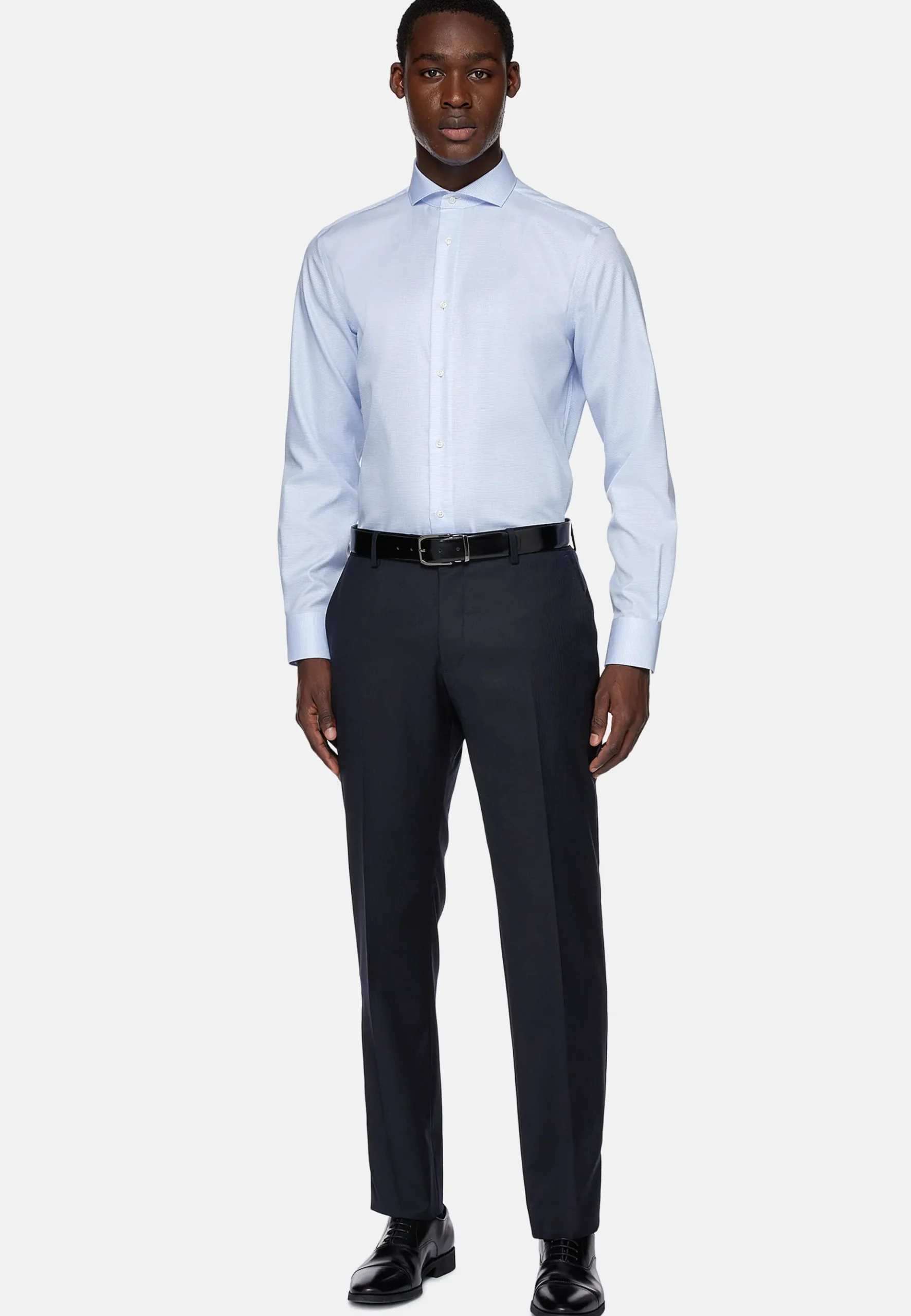 Boggi Milano Chemise À Carreaux En Sergé De Coton Regular Fit