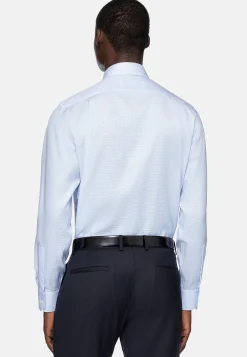 Boggi Milano Chemise À Carreaux En Sergé De Coton Regular Fit