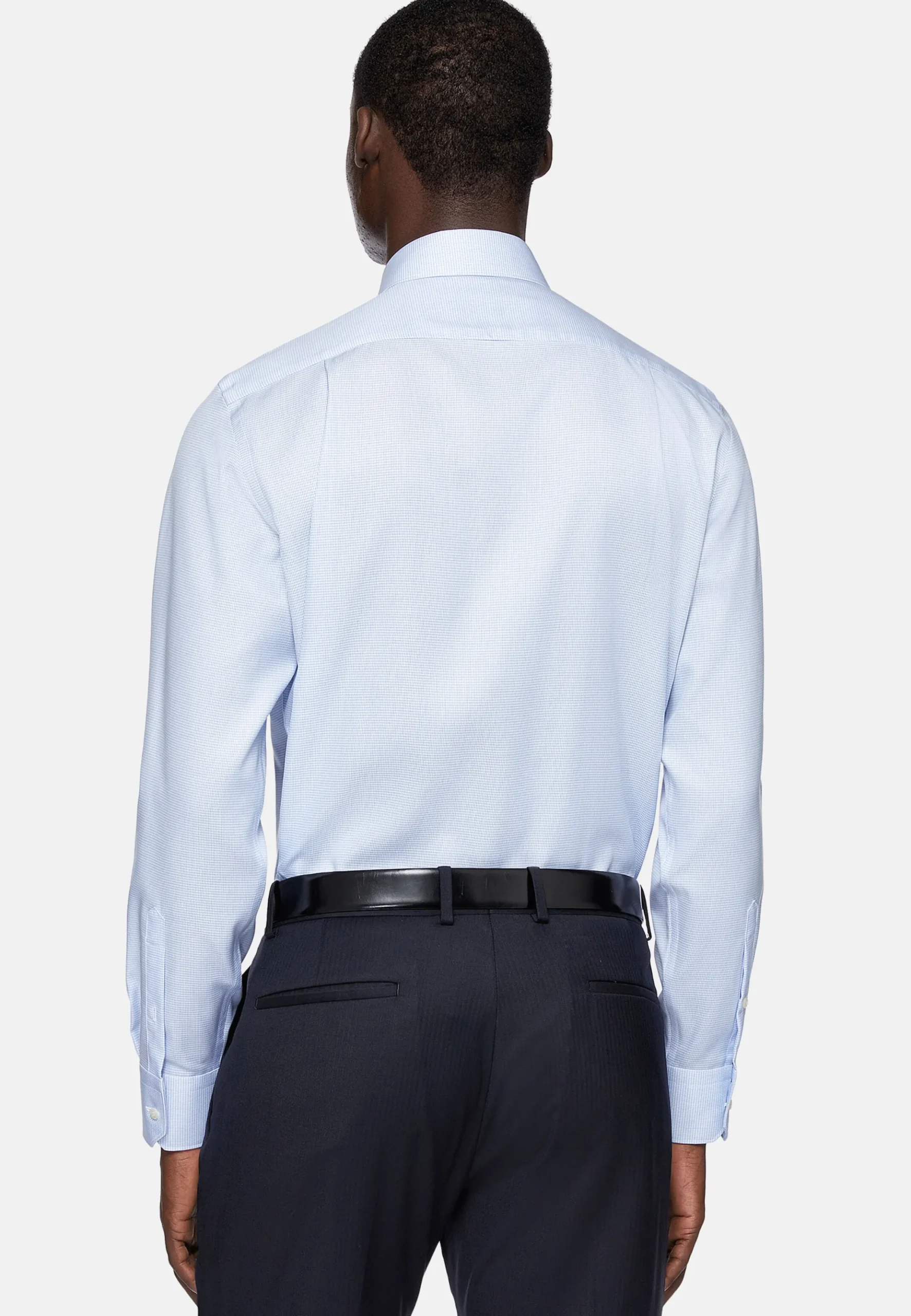 Boggi Milano Chemise À Carreaux En Sergé De Coton Regular Fit