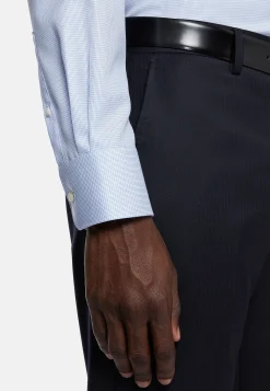 Boggi Milano Chemise À Carreaux En Sergé De Coton Regular Fit