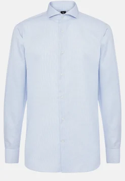 Boggi Milano Chemise À Carreaux En Sergé De Coton Regular Fit