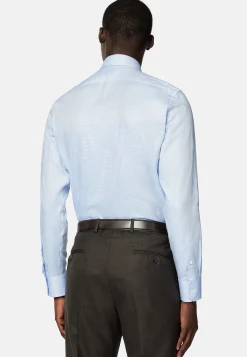 Boggi Milano Chemise à Micromotif En Coton Slim Fit