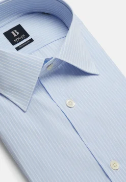 Boggi Milano Chemise À Rayures En Coton Regular Fit