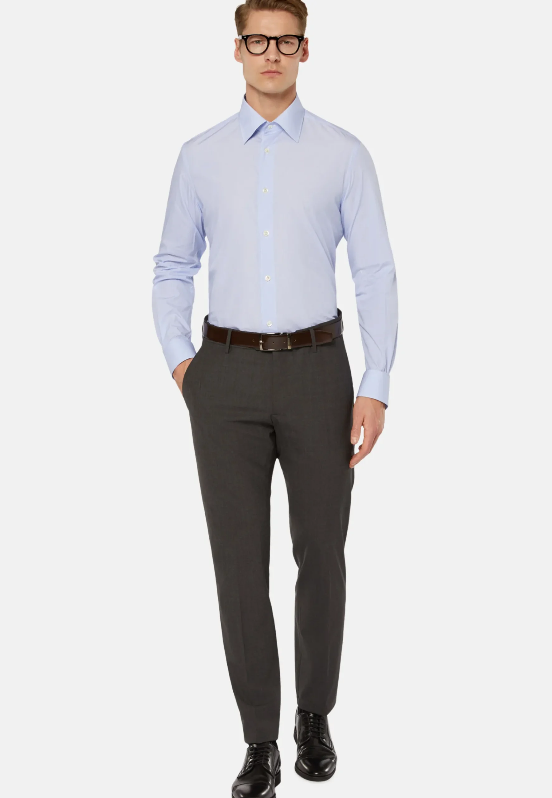 Boggi Milano Chemise À Rayures En Coton Regular Fit