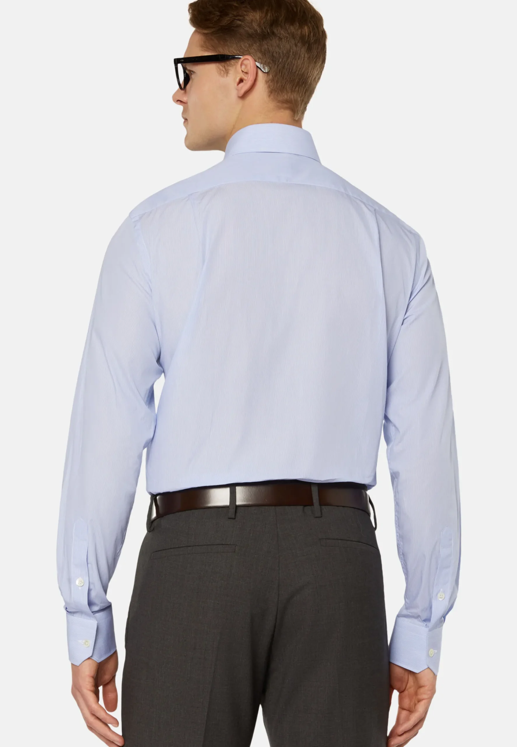 Boggi Milano Chemise À Rayures En Coton Regular Fit