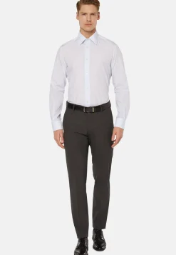 Boggi Milano Chemise À Rayures En Coton Regular Fit