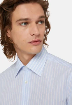 Boggi Milano Chemise À Rayures En Coton Regular Fit