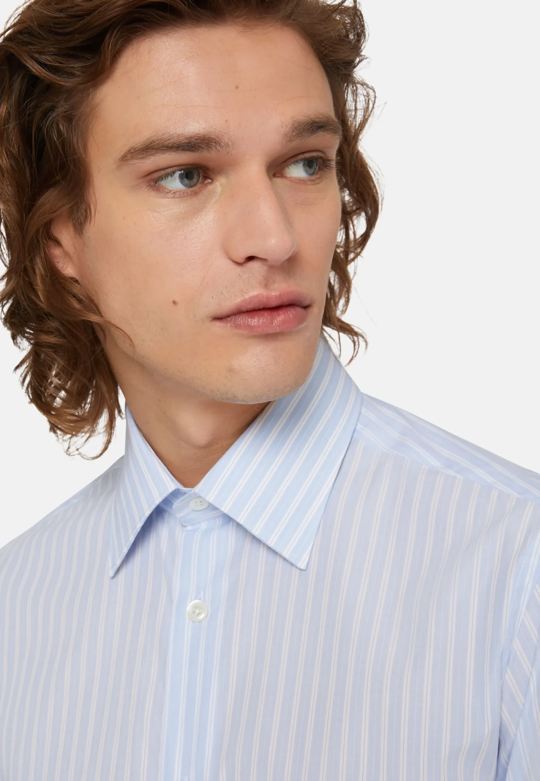Boggi Milano Chemise À Rayures En Coton Regular Fit