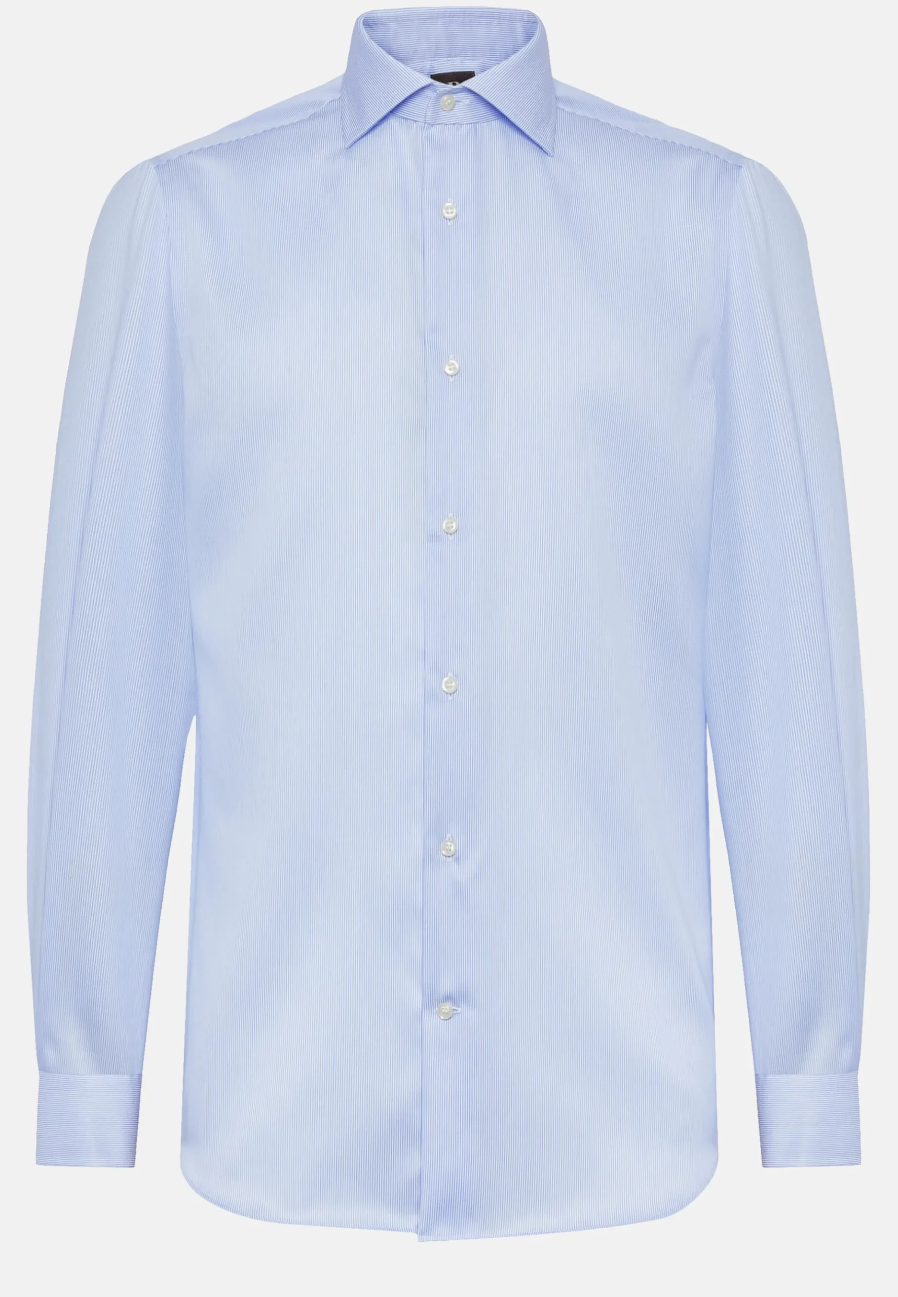 Boggi Milano Chemise À Rayures En Sergé De Coton Regular Fit