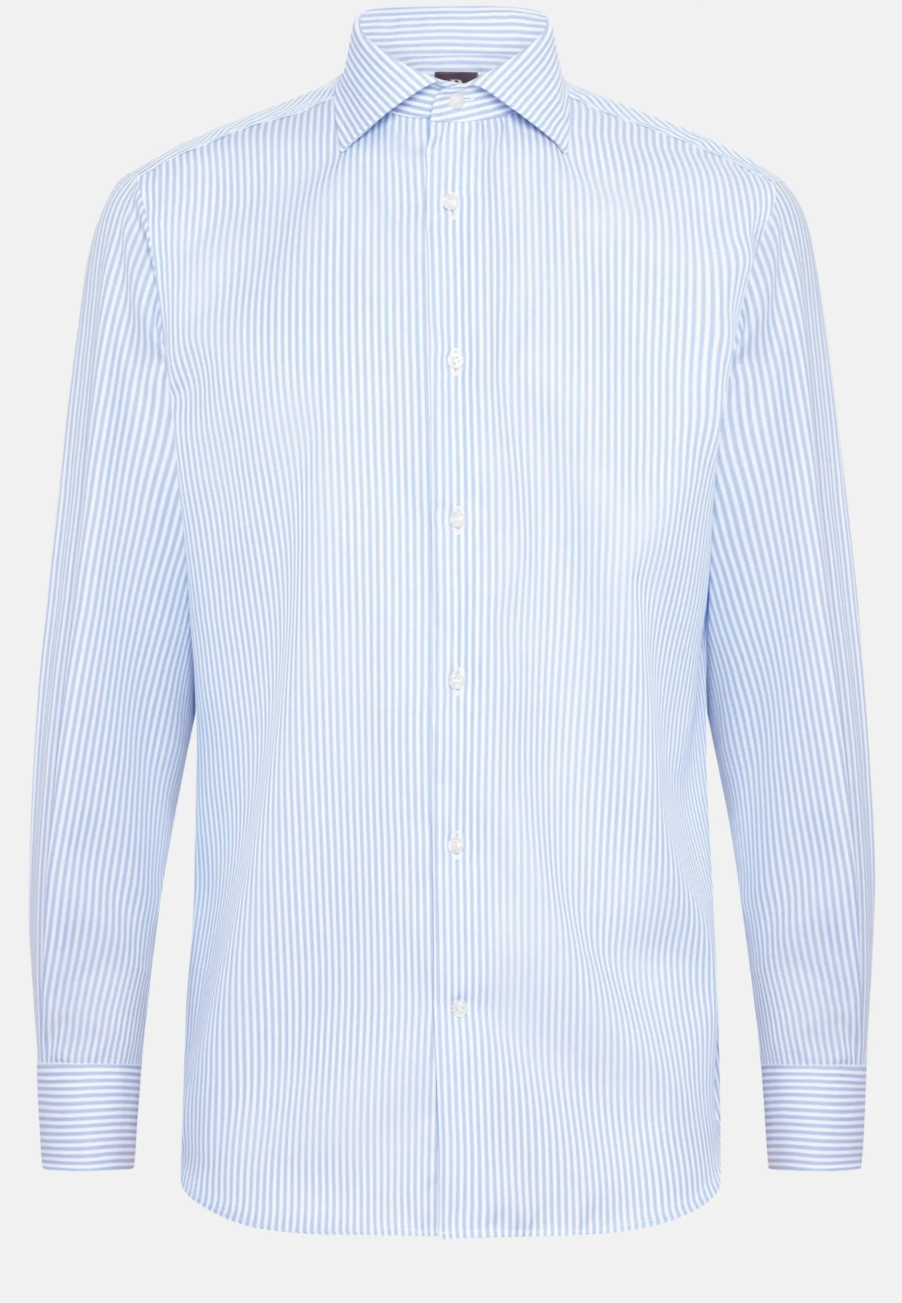 Boggi Milano Chemise À Rayures En Sergé De Coton Regular Fit