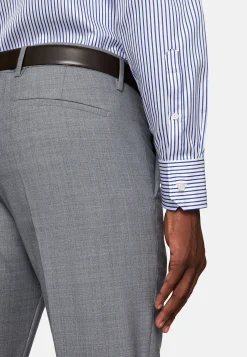 Boggi Milano Chemise À Rayures En Sergé De Coton Slim Fit