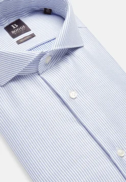 Boggi Milano Chemise À Rayures En Sergé De Coton Regular Fit