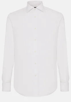 Boggi Milano Chemise he En Coton Extensible Slim Fit