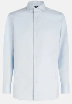 Boggi Milano Chemise Blanche Pin Point En Coton Regular Fit