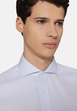 Boggi Milano Chemise En Coton Dobby Slim Fit