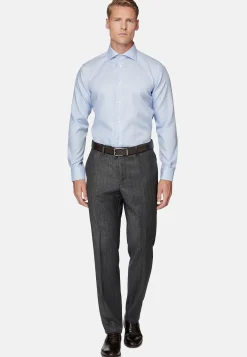 Boggi Milano Chemise En Coton Dobby Regular Fit