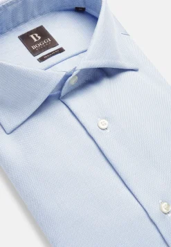 Boggi Milano Chemise En Coton Dobby Regular Fit