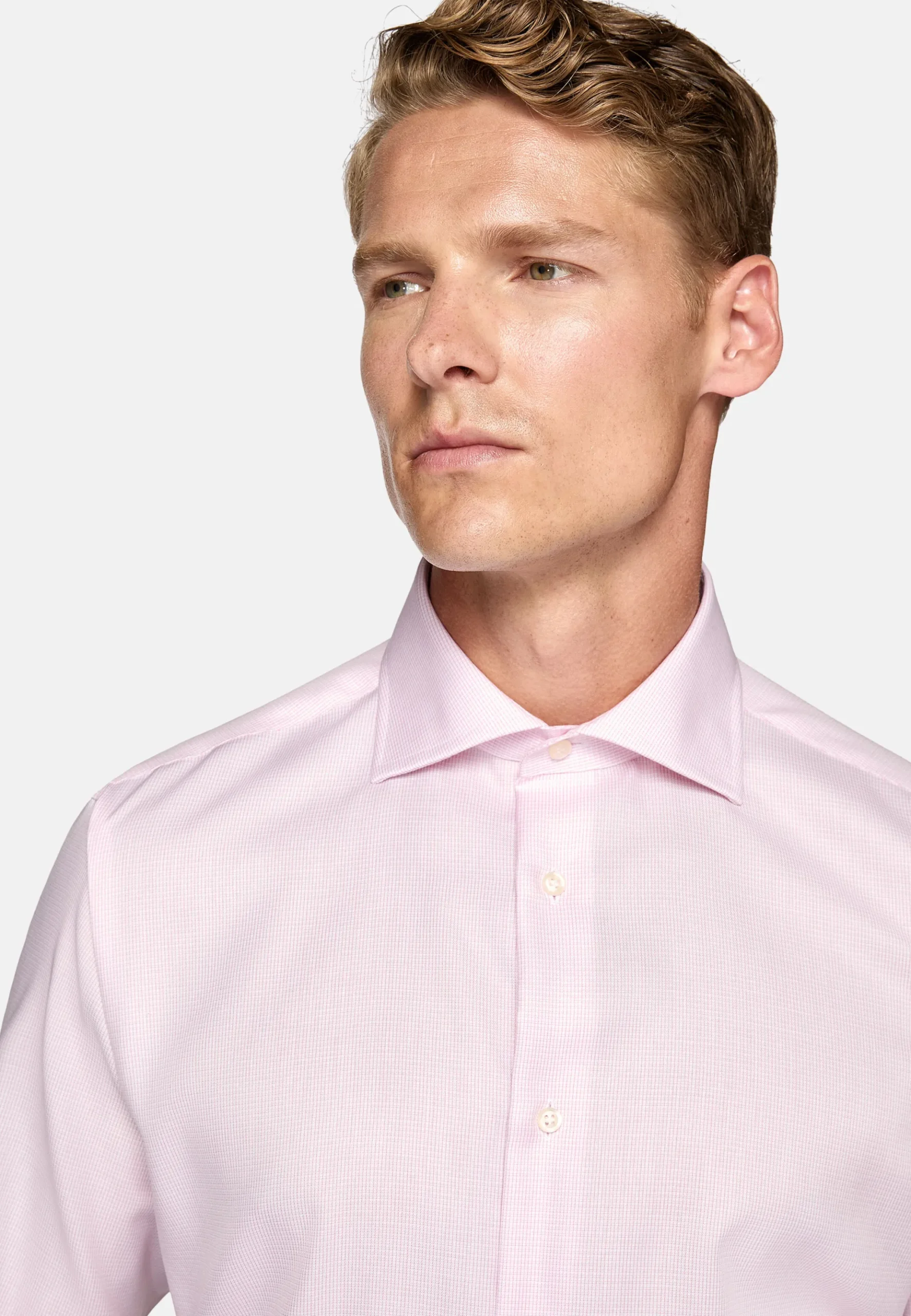 Boggi Milano Chemise En Coton Dobby Regular Fit