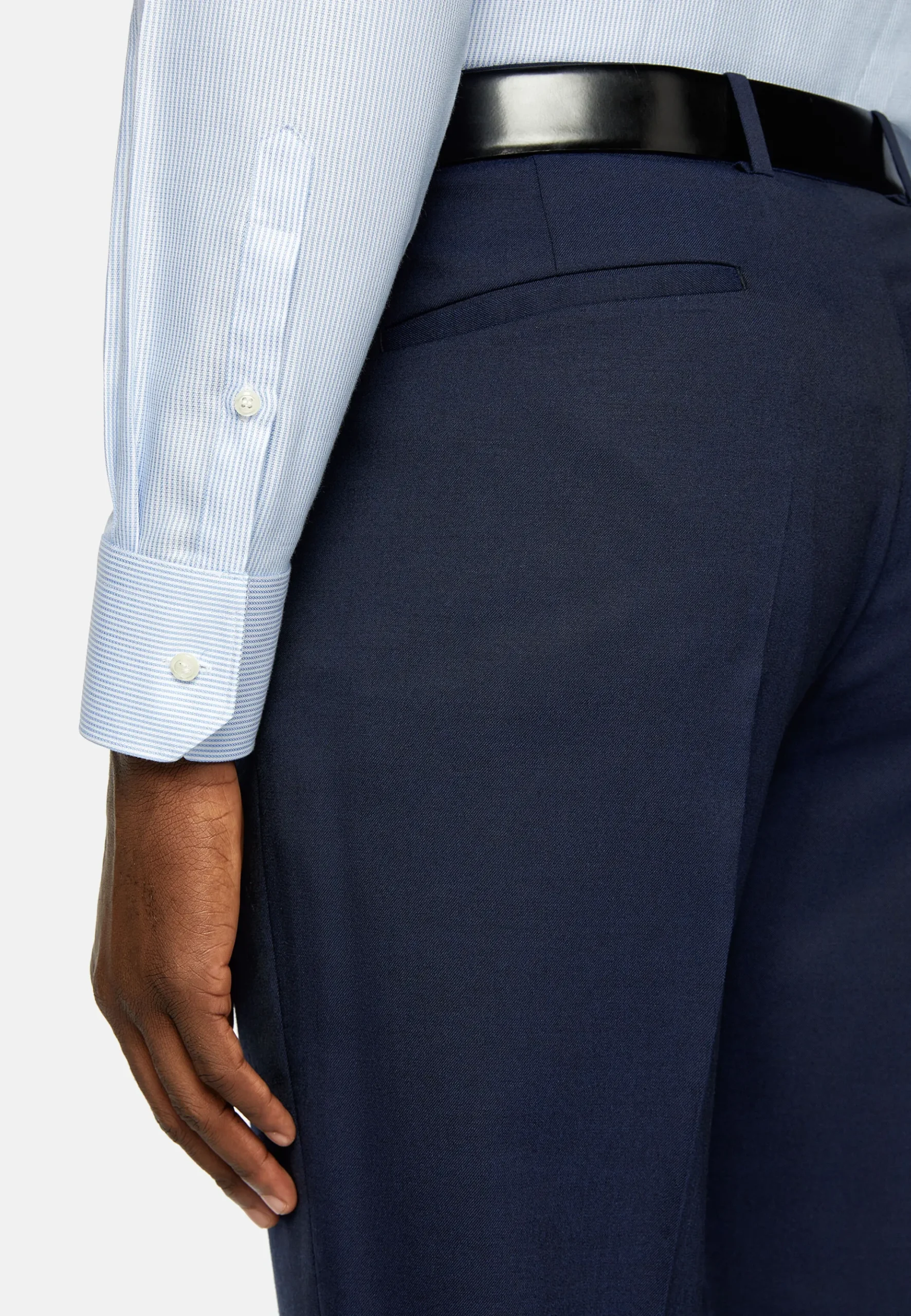 Boggi Milano Chemise En Coton Dobby Slim Fit