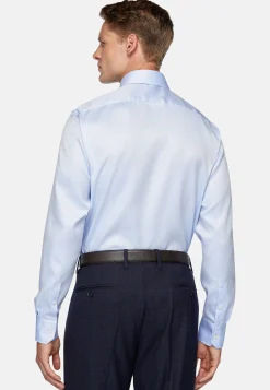 Boggi Milano Chemise En Coton Dobby Slim Fit