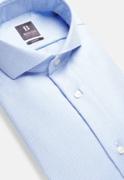 Boggi Milano Chemise En Coton Dobby Slim Fit