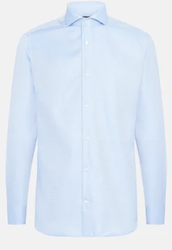 Boggi Milano Chemise En Coton Dobby Slim Fit