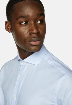 Boggi Milano Chemise En Coton Dobby Slim Fit