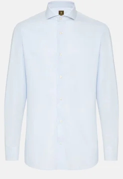 Boggi Milano Chemise En Coton Dobby Slim Fit
