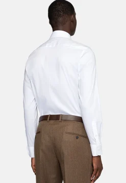 Boggi Milano Chemise En Coton Nylon Extensible Slim Fit